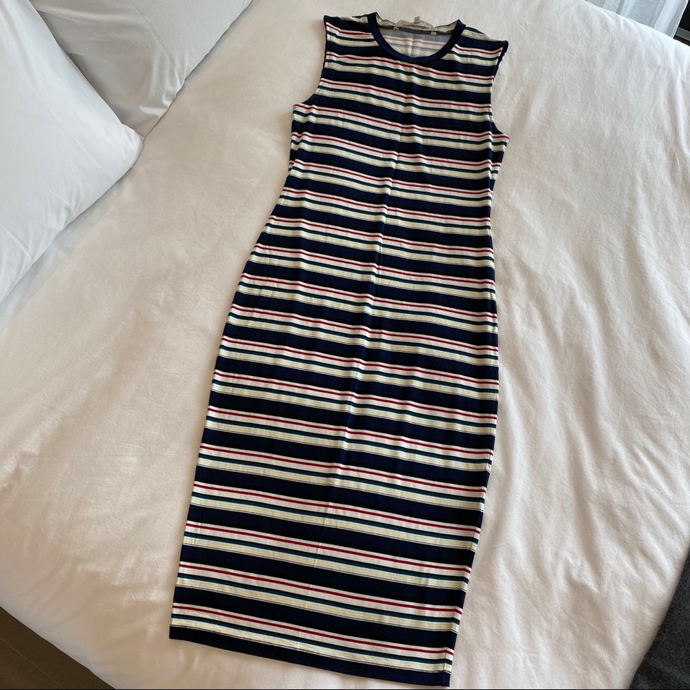Rachel Roy skin tight striped dress